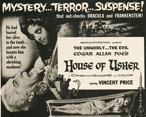 House of Usher (1960) | Horror movies, Latest horror movies, Read newspaper