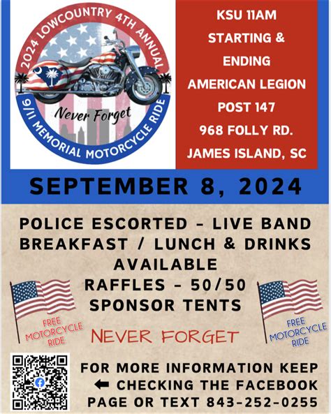 Ride to Remember 9/11: 4th Annual Memorial Motorcycle Ride | 101.7 Chuck FM