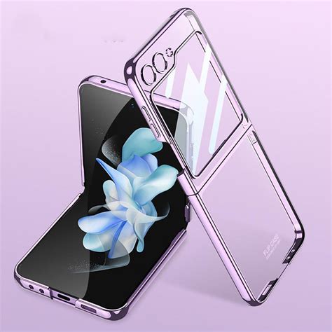 Galaxy Z Flip5 High Transparent Glitter Back Case – Mobikarts