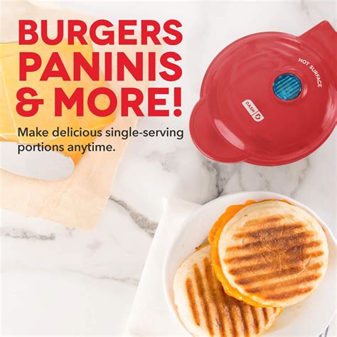 DASH Mini Maker Portable Grill Machine + Panini India | Ubuy