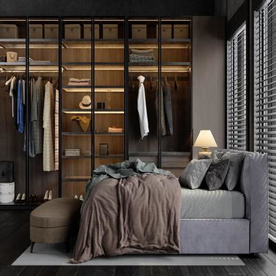 57 Brown Wardrobe Interior Design Ideas & Images 2024