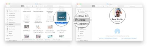 Using AirDrop 的图像结果