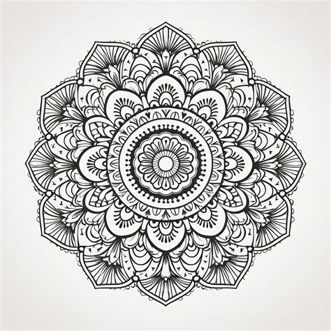 Mandala pattern drawing sketch. | Premium Photo Illustration - rawpixel