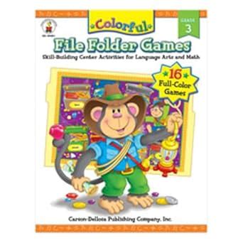 Buy Colorful File Folder Games: Grade 3: Skill-building Center ...