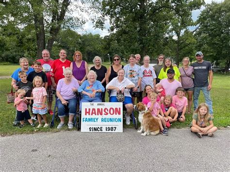 Hanson Family Reunion , Lake Arbutus, Merrillan, 9 August to 11 August ...