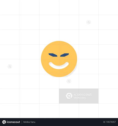 Evil Smile Emoji Animated Icon - Free Download Sign & Symbols Animated ...