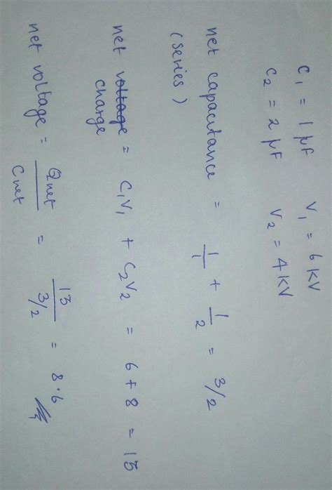 A capacitor of capacitance C1= 1 mico farad withstands the max. voltage ...