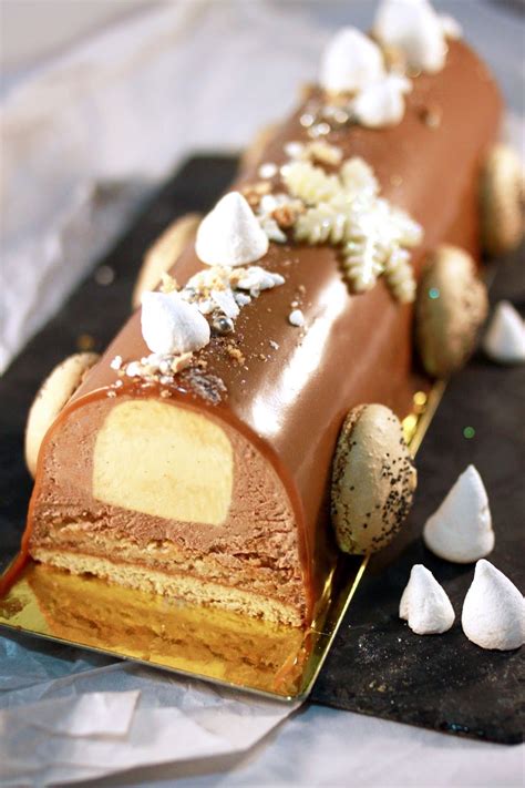 recette bûche de noël crème glacée