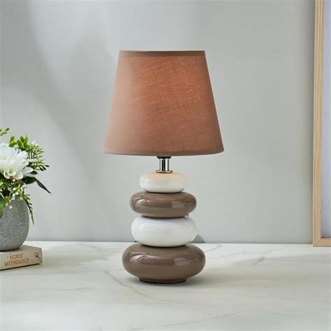 Buy Fiesta Pebble Ceramic Table Lamp from Home Centre at just INR 999.0