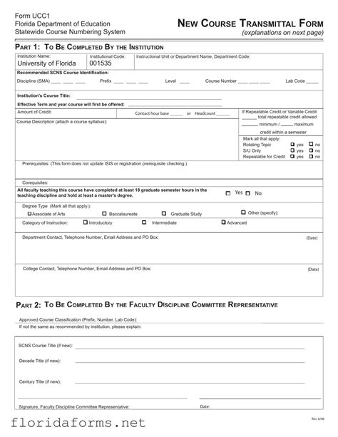 Florida Ucc1 Template ⇒ All Florida Forms