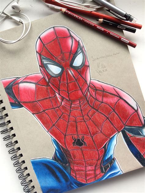 Pin on Basteln | Spiderman drawing, Spiderman painting, Spiderman