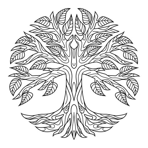 Image result for Tree Line Art Vector
