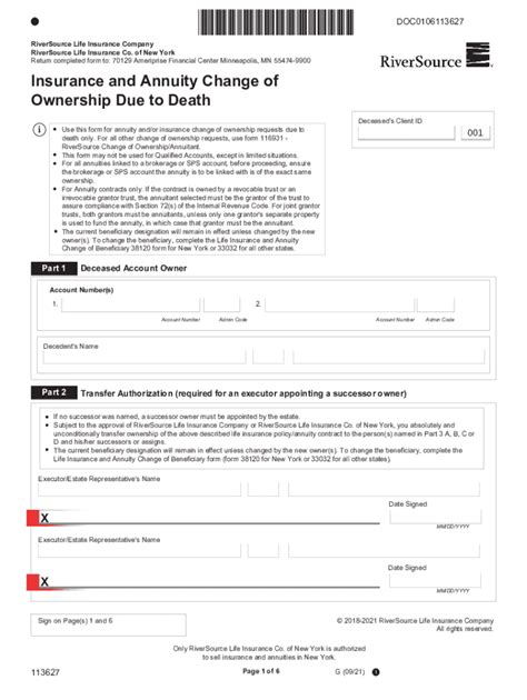 2021-2026 Form RiverSource 113627 - Blank Fillable Template | Fill Out ...