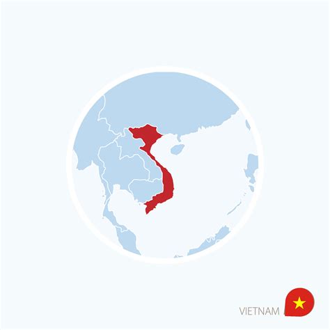 Map Of Asia With Vietnam Highlighted