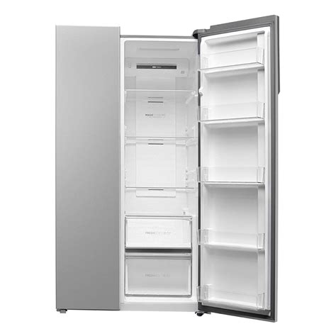 Haier 630 L Side-by-Side Refrigerator, Magic Cooling (Shiny Steel) (HR ...