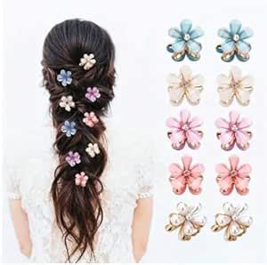 MEEFLIP Small KOREAN 12 PCS Hair Accessories for Women's Tiny Hair ...