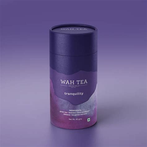 Wah Tranquility Green Tea – Lavender & Bergamot Infused Relaxation Ble ...