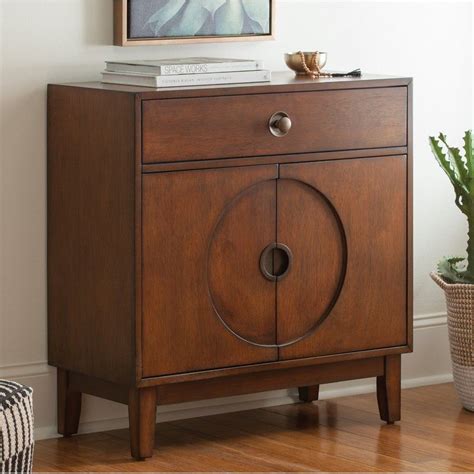 mid century modern accent cabinet