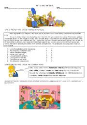 Image result for Simpsons Test Paper