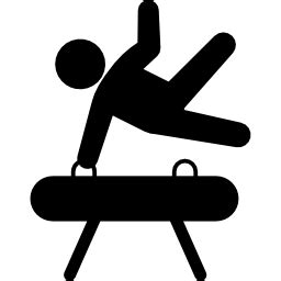 Pommel Horse Jump - Free sports icons