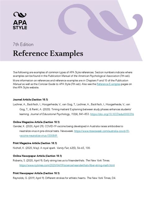 Image result for Examples of APA Referencing Style