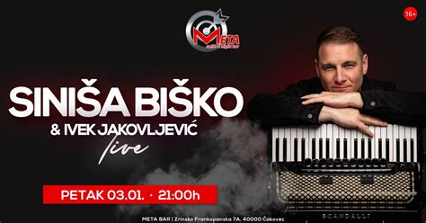 SINIŠA BIŠKO @ META bar, Čakovec / 03.01.2025, Zrinsko Frankopanska 7A ...
