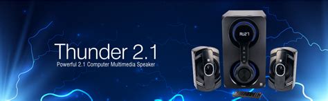 iBall Thunder 40 Watt 2.1 Channel Bluetooth Wireless Multimedia Speaker ...