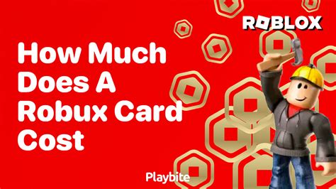 How Much Does a Robux Card Cost? - Playbite
