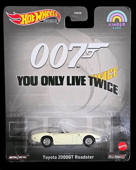 Premium Hot Wheels Toyota 2000GT Roadster - James Bond 007 - Buy At ...