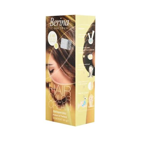 Buy Berina Cream Hair Color - A40 Light Matt Blonde (60g) Online at ...
