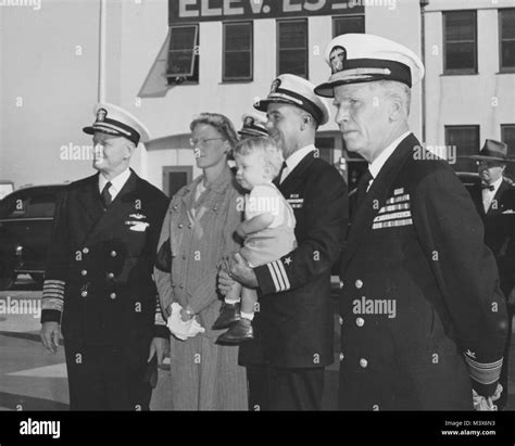 Chester Nimitz, daughter Catherine, grandson James Lay, Jr., "A.G ...