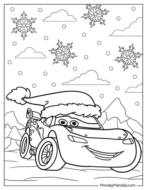 24 Disney Christmas Coloring Pages (Free PDF Printables)