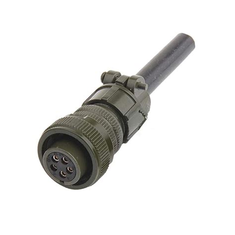Elecbee MS3106A14S-5S Circular Connector 5 Pin Female Plug Threaded ...