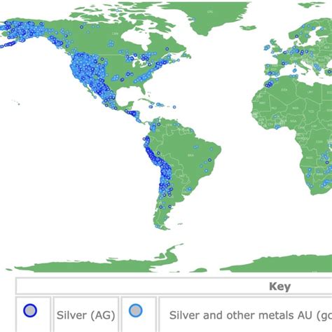Map of Nickel Deposits Worldwide