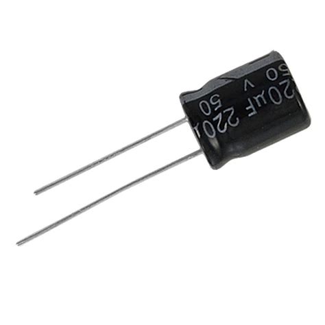 220uF 50V Electrolytic Capacitor – Indian Hobby Center