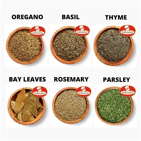 Jual (250gr) Oregano | Parsley | Basil | Thyme | Marjoram | Sage | Bay ...