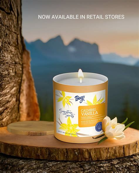 Unwind with the warm, soothing aroma of Beep Signature Scents – Calming ...
