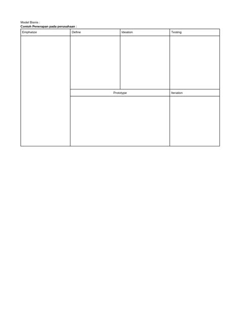 Design Thinking Template 的图像结果