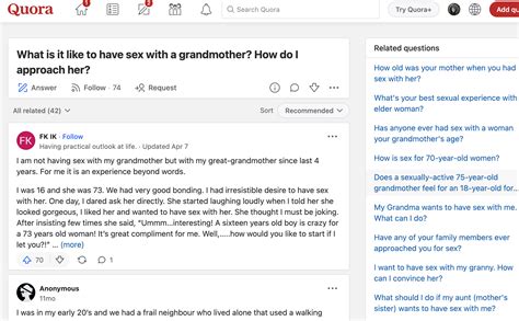 Quora Users LOVE Their Grandma! : r/quora