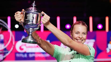 Anett Kontaveit edges Maria Sakkari in thriller to claim St Petersburg ...