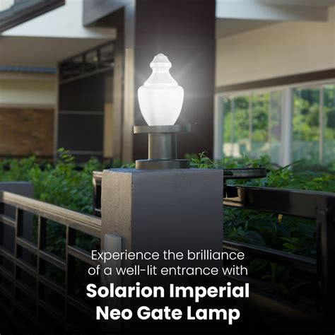 Solarion Imperial Neo Gate Lamp (Plastic with B22 Holder): Buy Solarion ...
