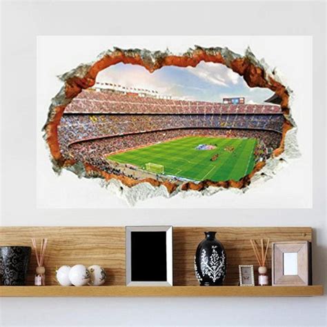 Wallgenics 3D Football Stadium Wall Poster, Wallpaper, Wall Sticker ...