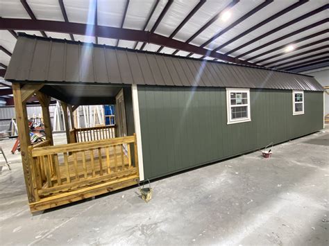 Stor-Mor Portable Buildings - Lofted Barn Cabin-Z3 14 x 40