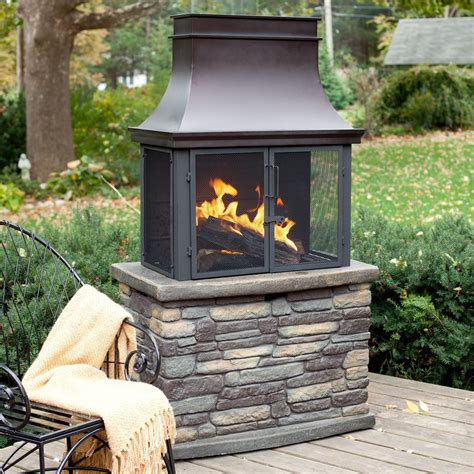 Bond Wood Burning Outdoor Fireplace | Enhance Your Outdoor Space