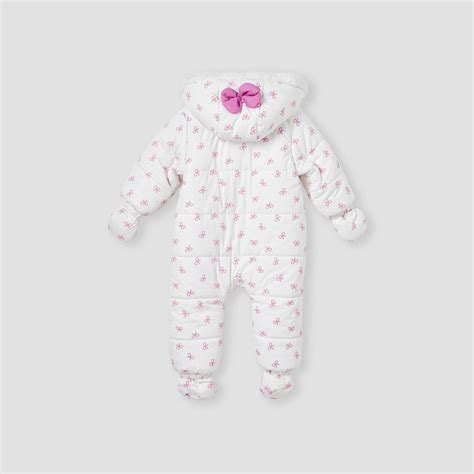 Buy Juniors Bow Print Coverall with Hood and Ruffles from Juniors at ...