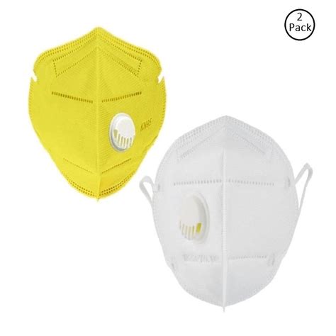 Buy Fabula Pack Of 2 Anti-Pollution Reusable 5 Layer Mask - White ...