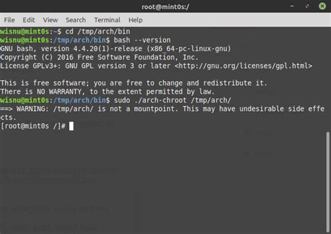 Chroot Tutorial 的图像结果