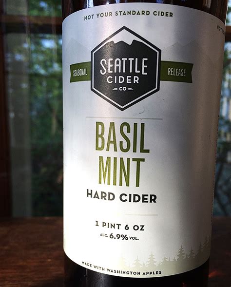 Along Came a Cider: Cider Review: Seattle Cider Company's Basil Mint