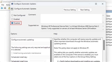 Image result for Disable Automatic Updates Windows 11