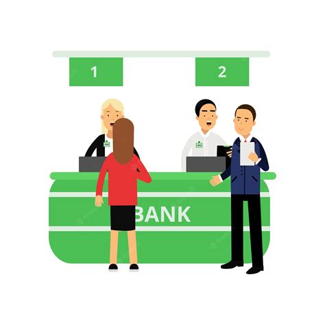 banking tellers - Clip Art Library
